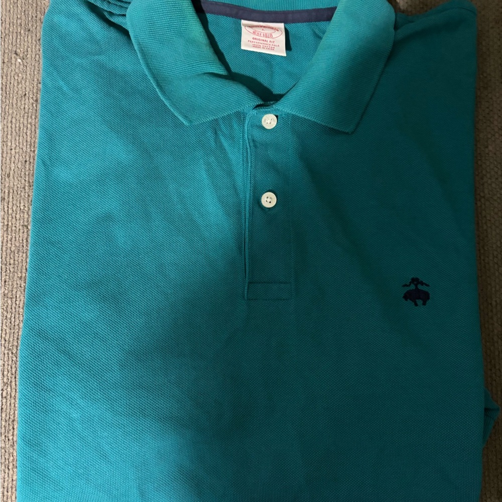 Brooks Brothers Teal Polo Shirt